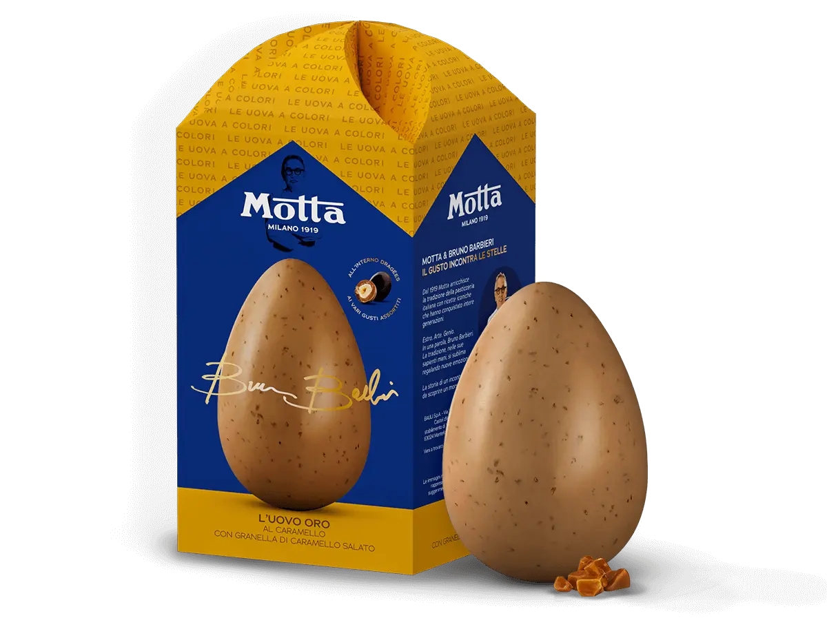 UOVO MOTTA ORO CARAMELLO/CARAM. SALATO GR.220