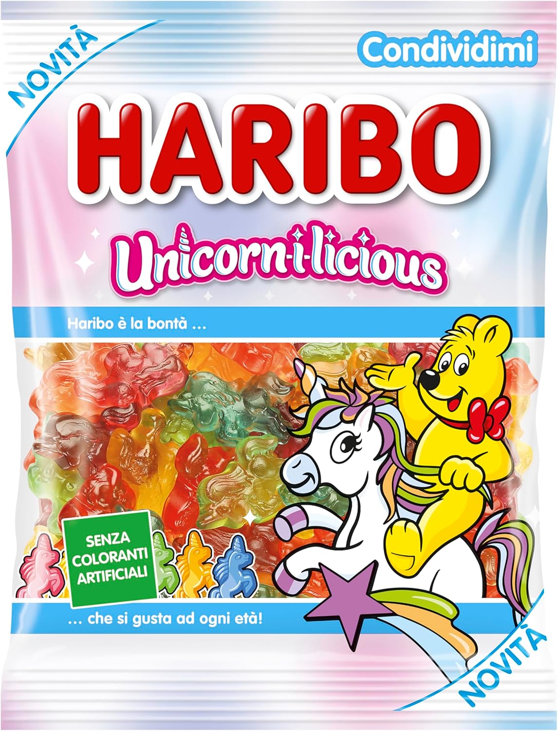 CARAMELLE HARIBO UNICORNILICIOUS GR.160
