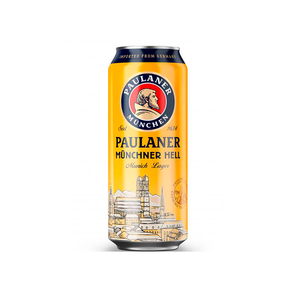 BIRRA PAULANER MUNCHENER HELL LATTINA CL.50