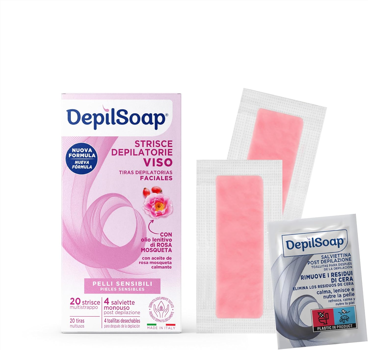 DEPILSOAP STRISCE VISO DELICATE PZ 20