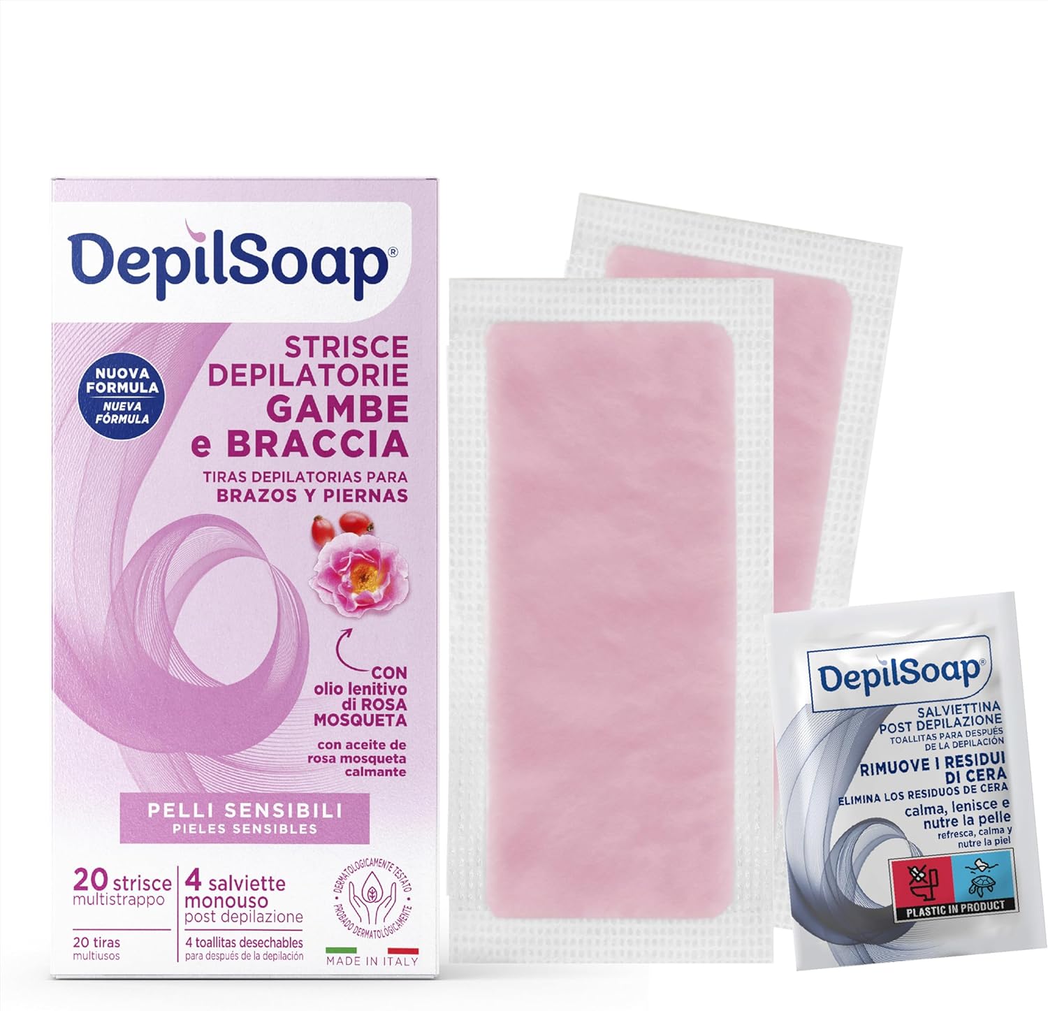 DEPILSOAP STRISCE CORPO DELICATE PZ 20