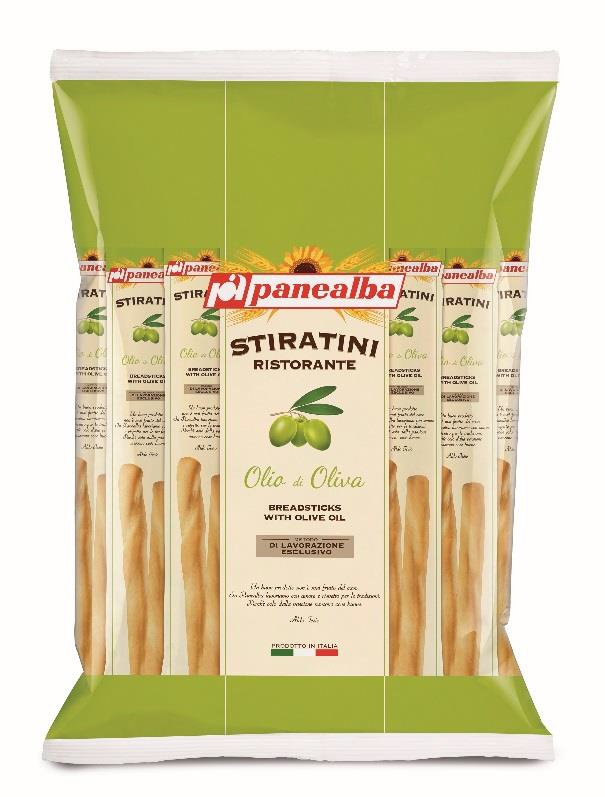 GRISSINI PANEALBA STIRATINI OLIO OLIVA GR.240