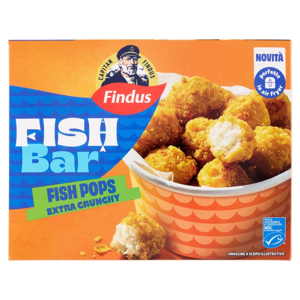 FISH POPS EXTRA CRUNCHY FINDUS G230