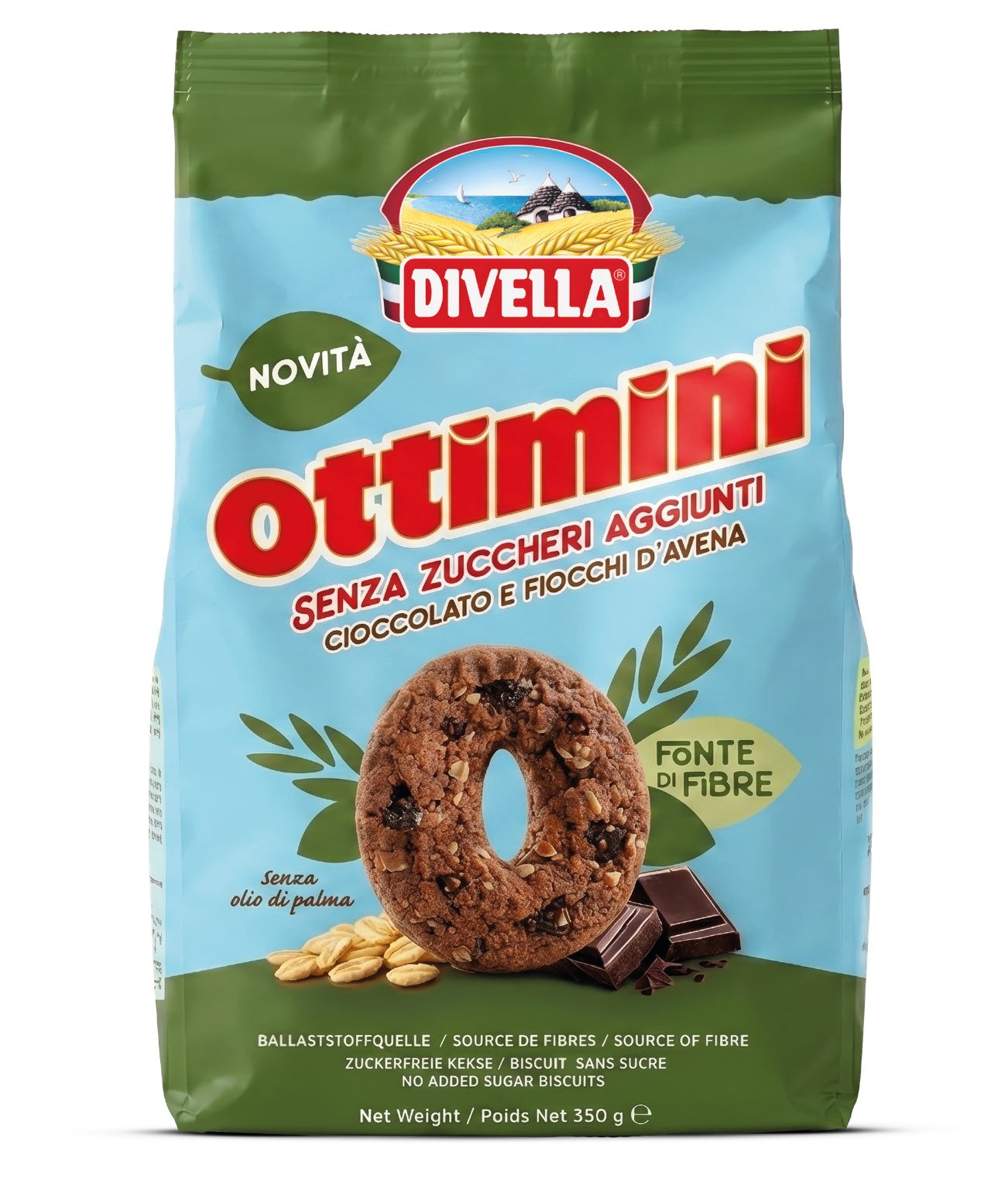BISC. DIVELLA OTTIMINI AVENA E CIOC. S/Z GR.400