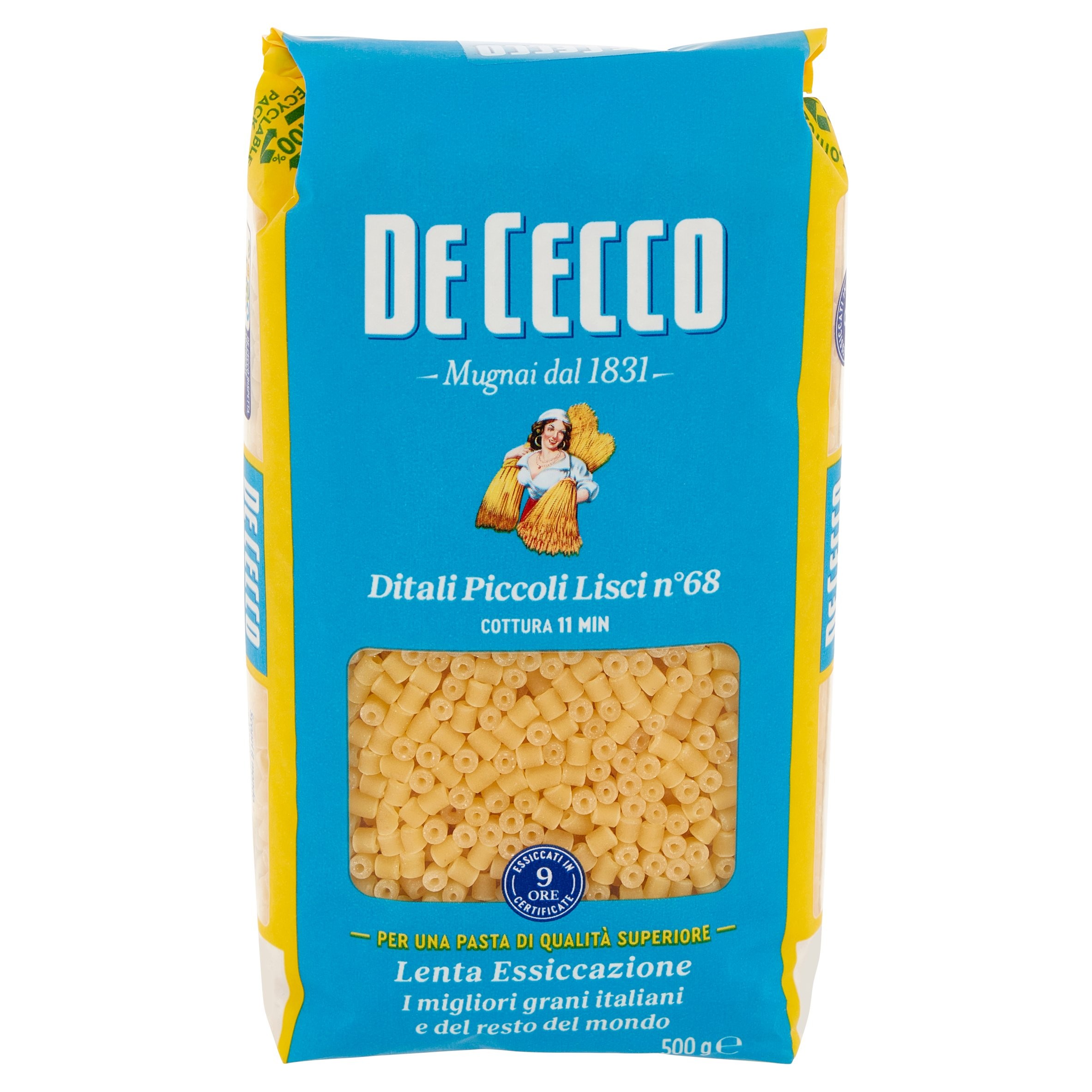 PASTA DE CECCO DITALINI LISCI N.68 GR.500