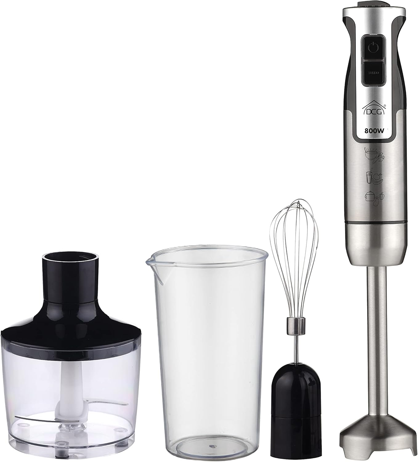 SET FRULLATORE IMMERSIONE+ACCESSORI