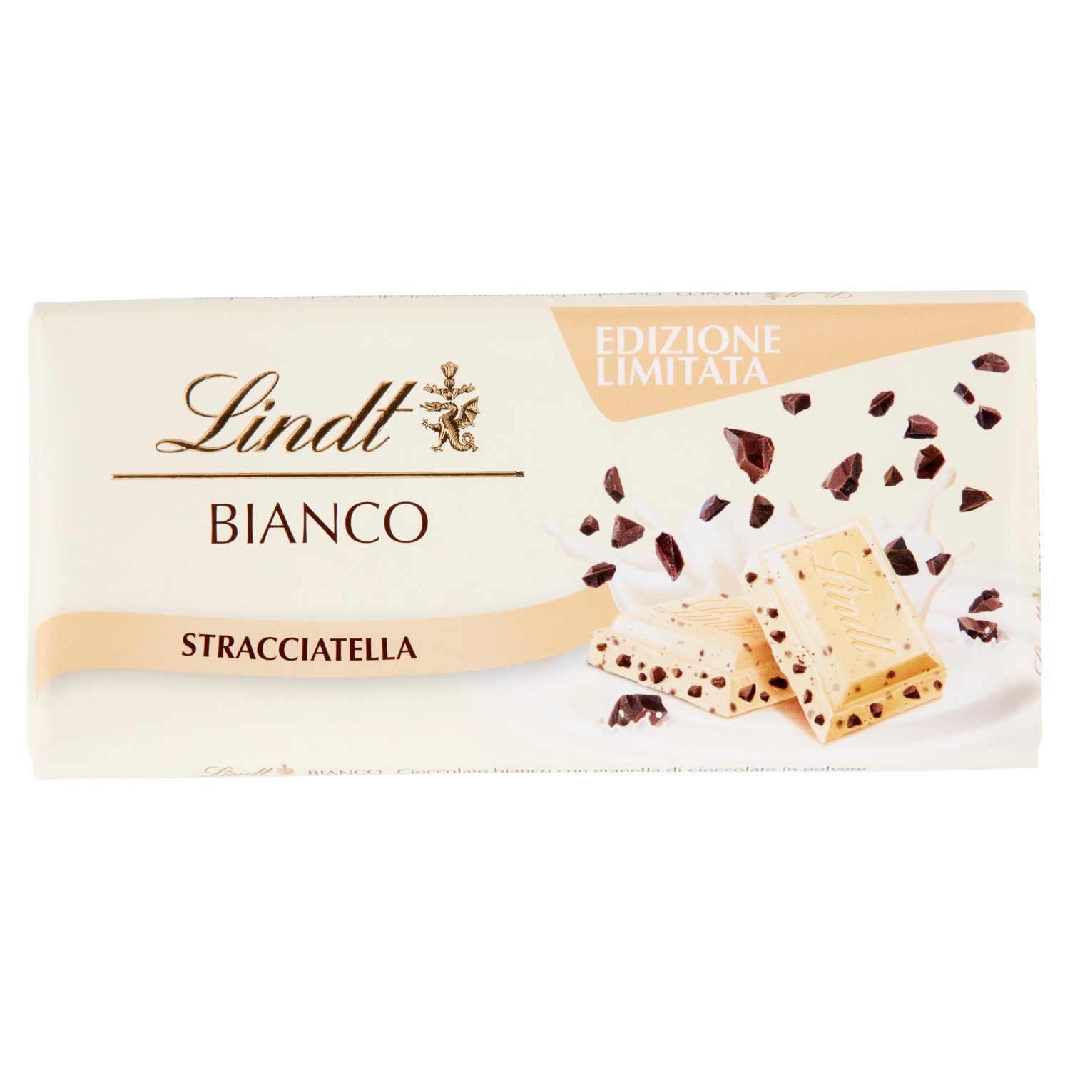 LINDT TAV. BIANCO STRACCIATELLA GR.100
