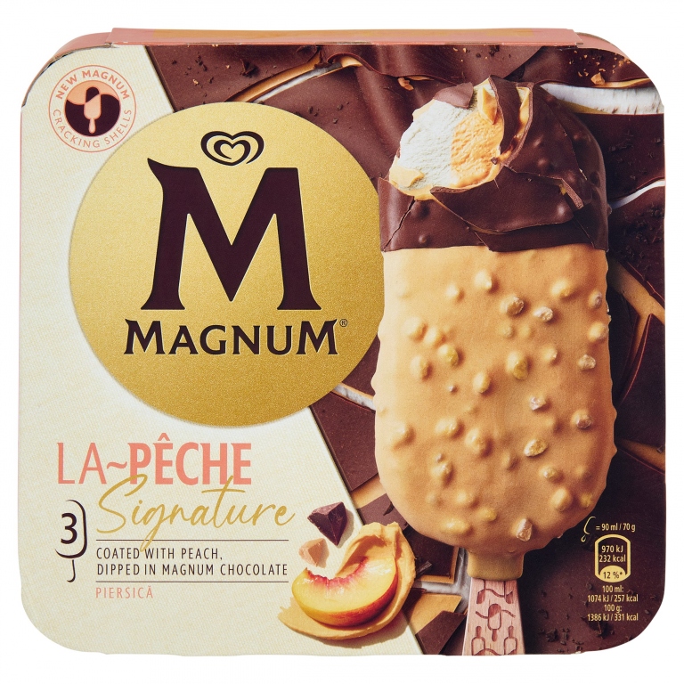 ALGIDA MAGNUM LA PECHE X3
