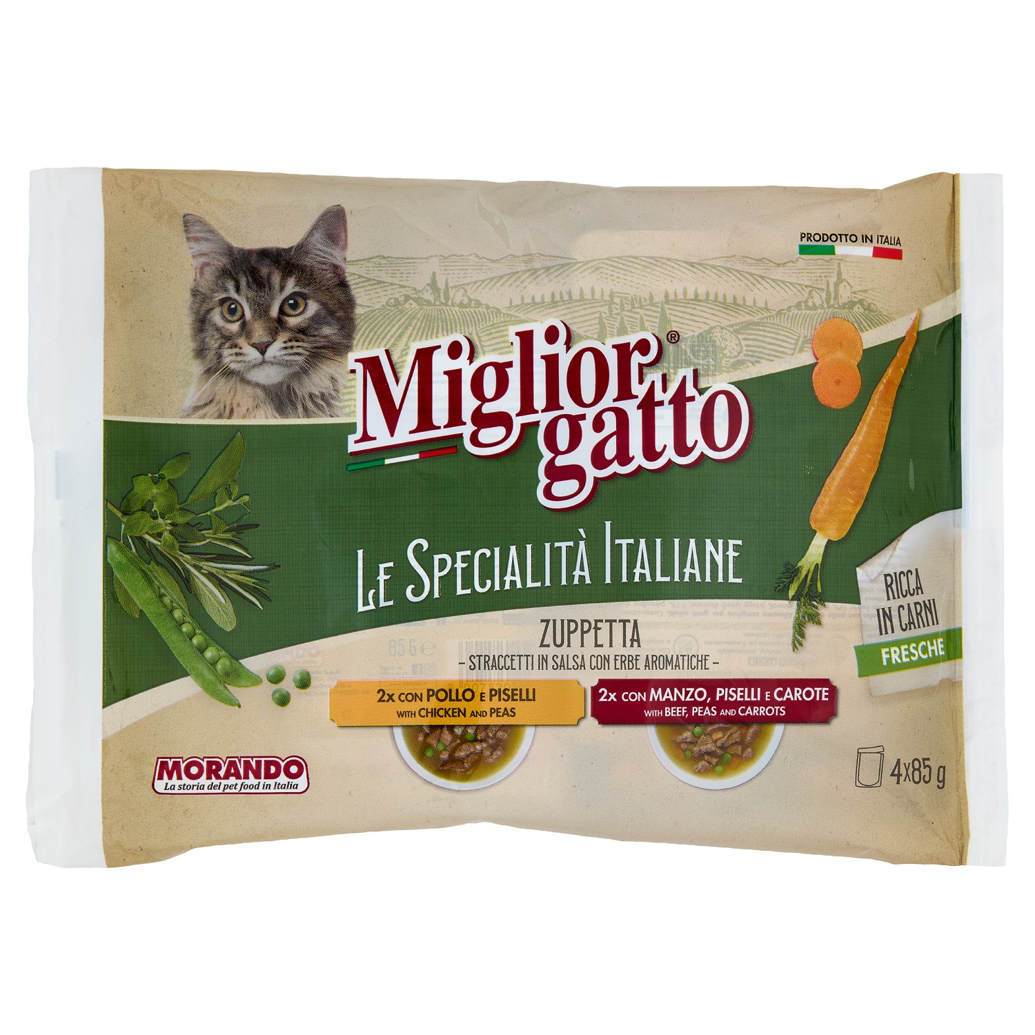 MORANDO GATTO MULTIPACK STRACC.GR.85X4 SPEC.ITALI