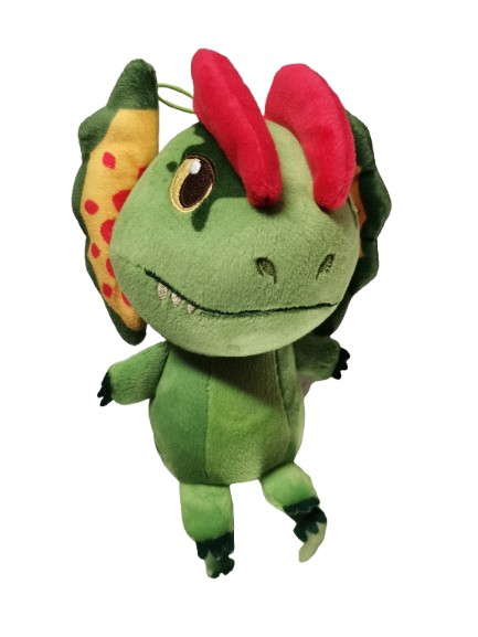 PELUCHE JURASSIC DILOPHOSAURUS 18CM