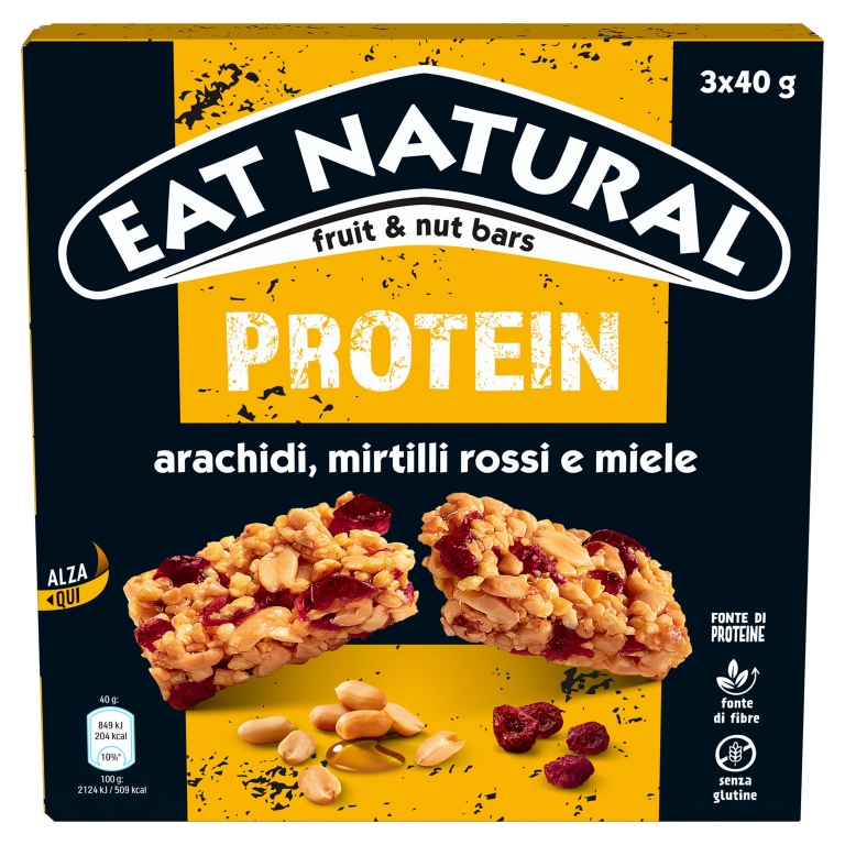 BARRETTE EAT NATURAL ARACHIDI E MIRTILLO GR.120