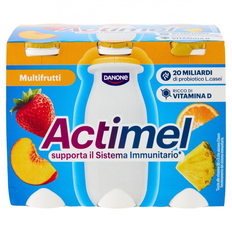 ACTIMEL MULTIFRUTTI DANONE GR.100X6