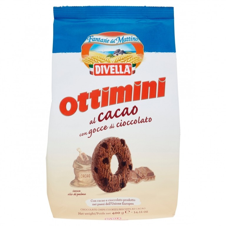BISC. DIVELLA OTTIMINI CACAO GR.400