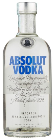 VODKA ABSOLUT CLASSICA CL70