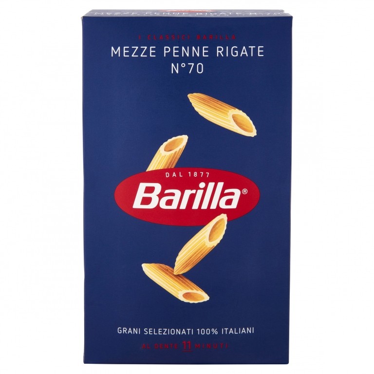 PASTA BARILLA N.70 MEZ.PENNE GR500
