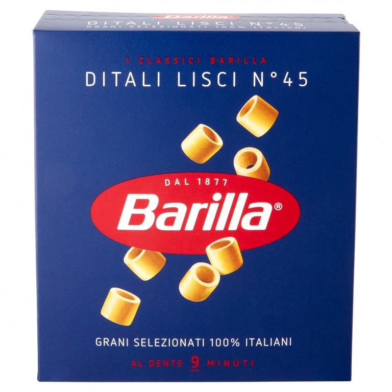 PASTA BARILLA N.45 DITALI GR.500