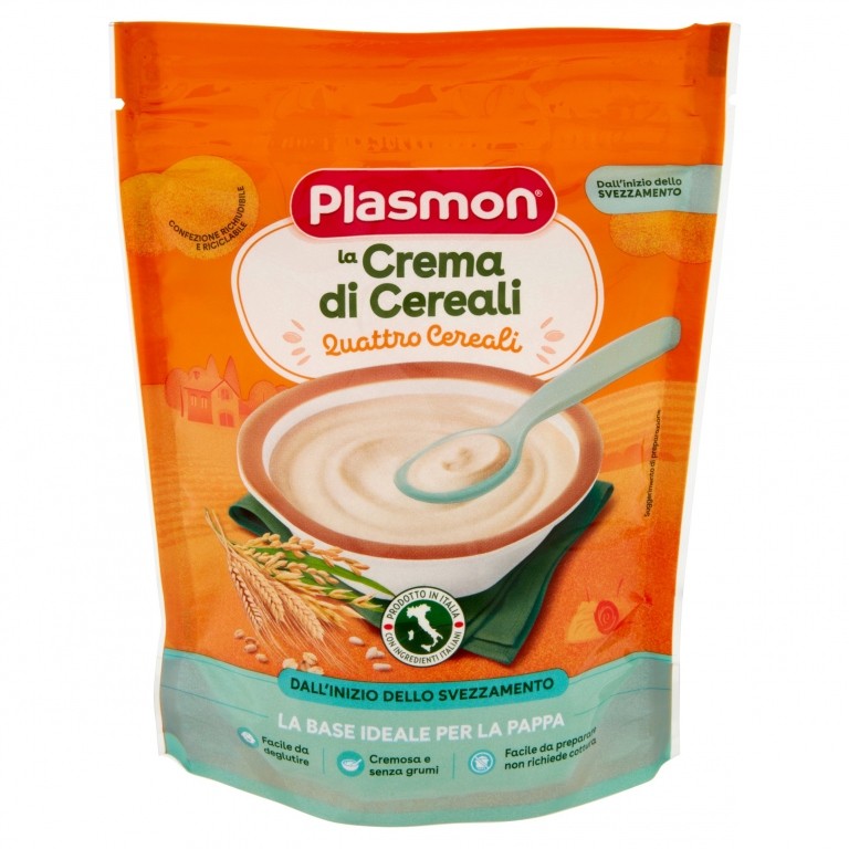CREMA PLASMON 4 CEREALI GR.200