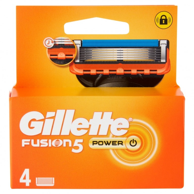 GILLETTE FUSION5 RICARICA POWER PZ.4