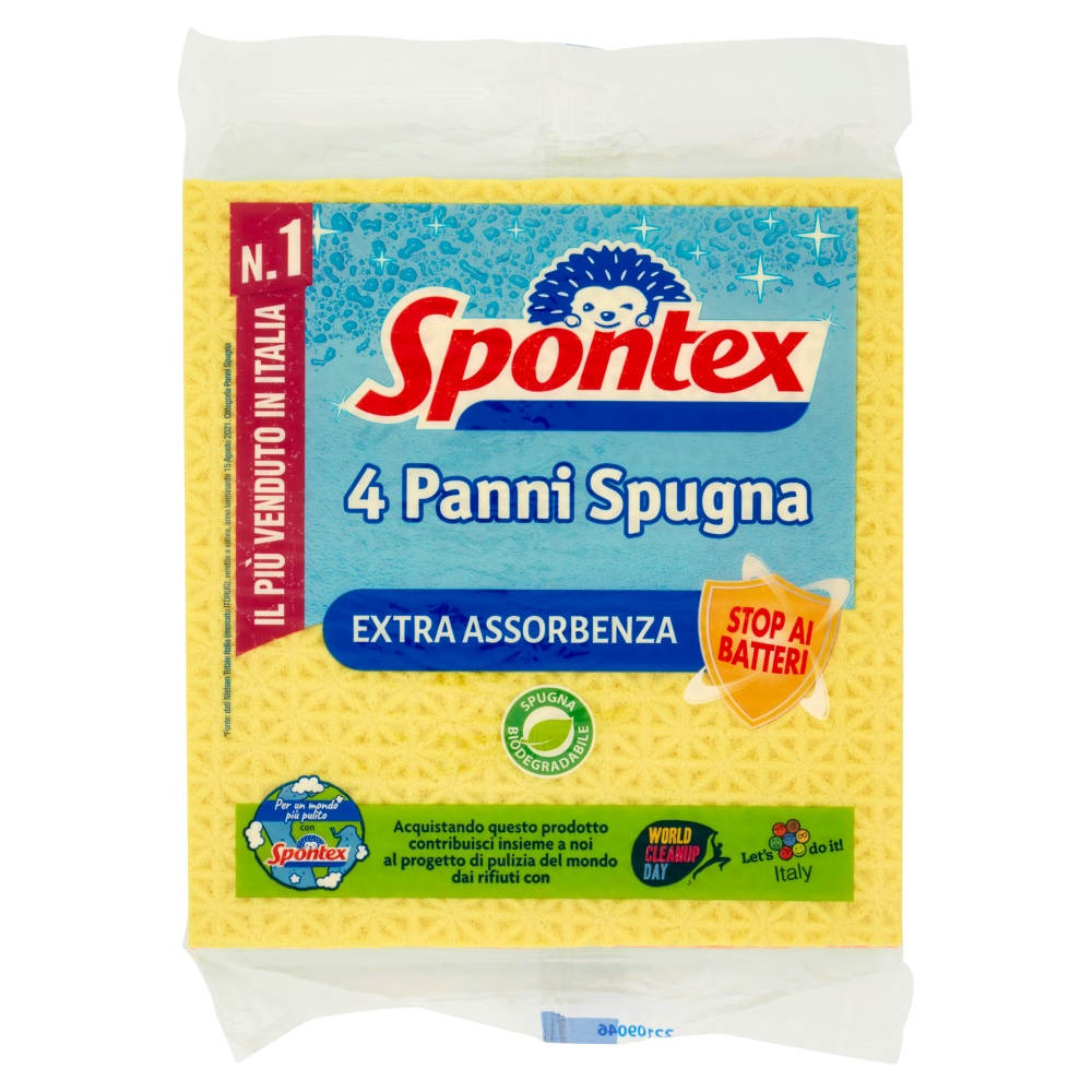 PANNO SPUGNA SPONTEX X4