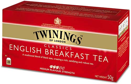 THE TWININGS ENGLISH BREAKFAST GR.50X25FL