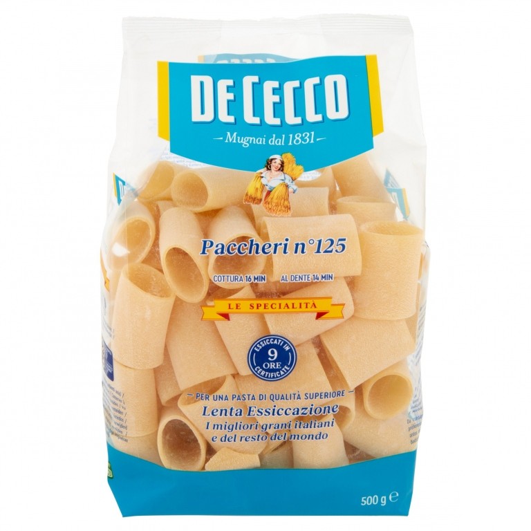 PASTA DE CECCO PACCHERI N.125 GR500