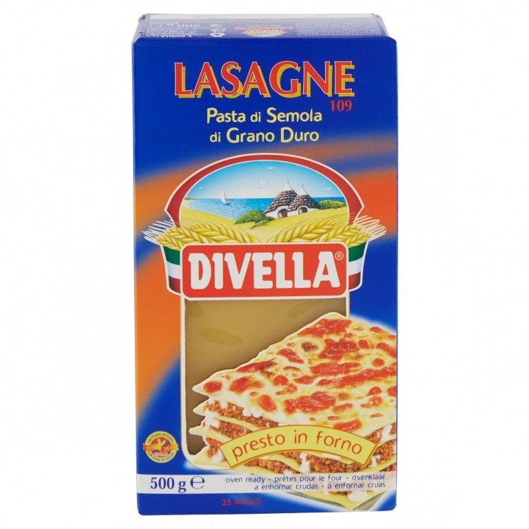 PASTA DIVELLA TIP.N.109 LASAGNE GR.500