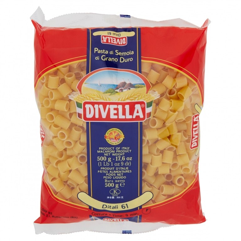 PASTA DIVELLA N.61 DITALI GR.500