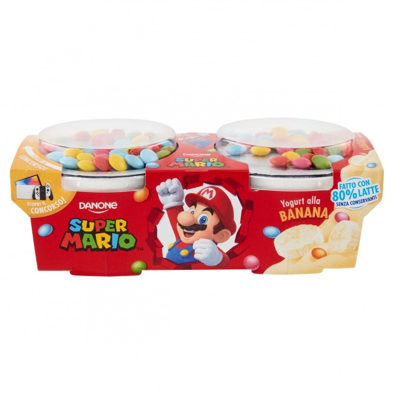 DANONE YOGOLOSO SUPERMARIO BANANA GR.110X2