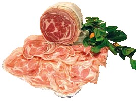 PANCETTA ARROT.PICCANTE S.VINCENZO AL KG.