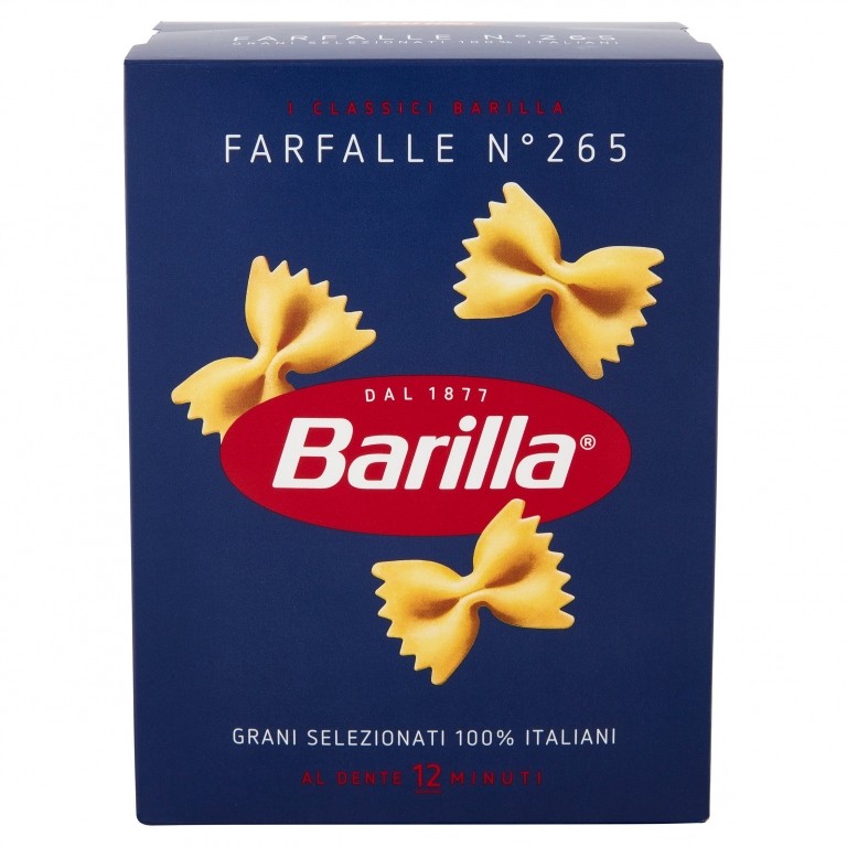 PASTA BARILLA N.265 FARFALLE GR.500