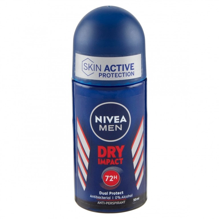 DEO NIVEA FOR MEN ROLL-ON DRY IMPACT ML.50