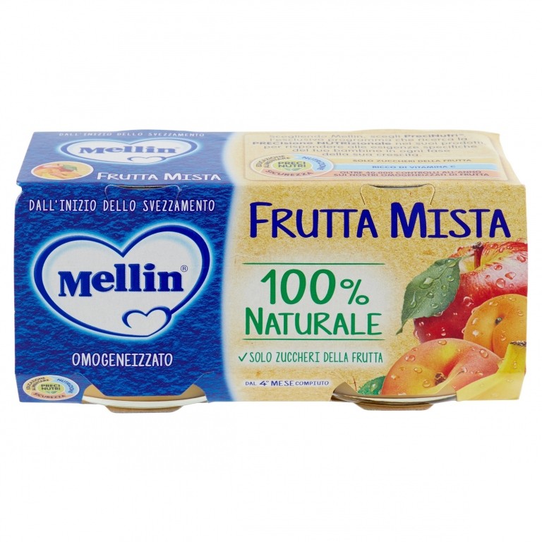 OMO MELLIN FRUTTA MISTA GR.100X2