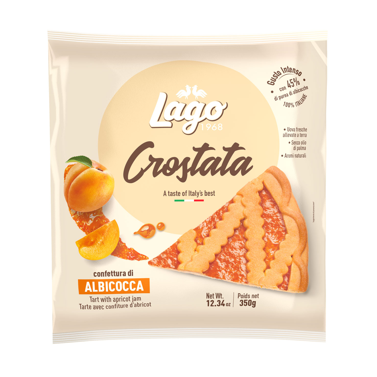 CROSTATA LAGO ALBICOCCA  GR.350