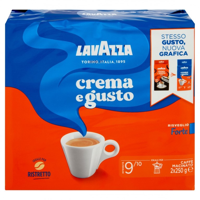 CAFFE' LAVAZZA GUSTO FORTE GR.250X2