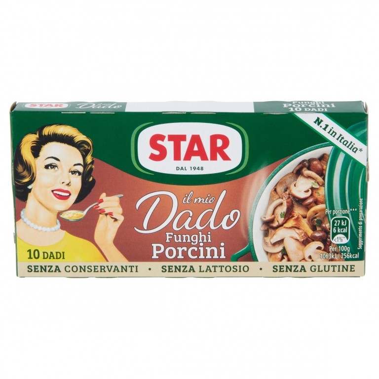 DADI STAR 10 CUB.FUNGHI PORC.