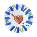 PIATTO PIZZA BLU MARE PAGNOSSIN CM31